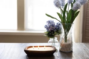 Wood Dough <strong>Bowl</strong> Candles Wooden Decorative Farmhouse Dough <strong>Bowl</strong> Hand <strong>Carved</strong> Centerpiece Wooden Dough <strong>Bowl</strong> - Product Image 2