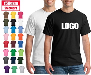 เสื้อยืดคอตตอนหวี 100% ทรงปกติ แบบถัก พร้อมโลโก้พิมพ์ลายด้วยความร้อน และป้ายปัก - Product Image 4