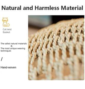 Petdom, оптовая продажа, экологически чистый теплый удобный дом, современная мебель для кошек, подвесная ротанговая корзина для кошек, кроватки для домашних животных - Product Image 2