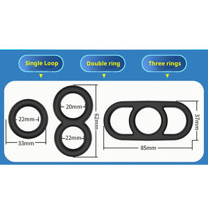 Grosir cincin pengunci ajaib 3 potong untuk pria Pria Set Stylus pengunci <span class=keywords><strong>Penis</strong></span> cincin produk dewasa untuk pria dewasa pengalaman realistis - Product Image 2