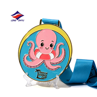 Medallón Deportivo LZY con Diseño Único de 20 Años, Logotipo Personalizado, Metal 2D Hueco, Esmalte Suave, Medalla Deportiva Personalizada para Maratón, Recuerdo
