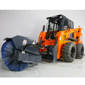 Barredora de nieve para minicargadora AOPUT MAO CS100 con cepillo para limpiar nieve y residuos - Product Image 3