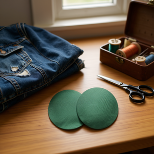 Ilan Parche Verde Oscuro 9.5X14cm 2pc Patch pour réparation de vêtements - Product Image 3