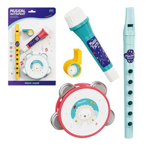 Kit <span class=keywords><strong>de</strong></span> musique pour enfants, instrument <span class=keywords><strong>de</strong></span> musique en plastique, jouet à clapet, <span class=keywords><strong>harmonica</strong></span>, castagnette - Product Image 5