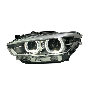 Fari LED Auto SJC per <span class=keywords><strong>BMW</strong></span> <span class=keywords><strong>Serie</strong></span> <span class=keywords><strong>1</strong></span> <span class=keywords><strong>F20</strong></span> LCI, Gruppo Luci Anteriori 15-18, Luci Diurne Bicolore Giallo e Bianco - Product Image 5