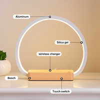 Lampe de bureau LED multifonctionnelle de qualité supérieure, solution d'éclairage LED pour la protection des yeux, lampe de table moderne pour la maison et le bureau