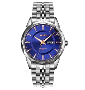 Skmei Premium Watch Kol Saati Men Watch Luxury Gold Wrist Watch Zegarki Meskie Gift Set for Men