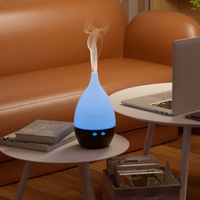 Humidificateur ultrasonique portatif intelligent d'aromathérapie d'huile essentielle de diffuseur d'arome de la brume fraîche de petit ménage 130ml