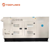 Générateur diesel super silencieux Guangzhou Parkins 220KVA 176KW, faible bruit, triphasé, ATS, 50Hz, pour hôtel
