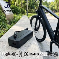 Chargeur rapide intelligent Joyun 42V 2A pour trottinette électrique, prise AU/EU/US, certifié sûr, adaptateur de batterie lithium 36V