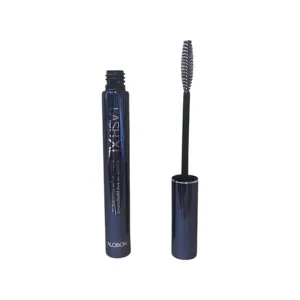 Wholesale Mascara Wand Tube Packaging Square Luxury Glitter Blue Eyeliner Tube