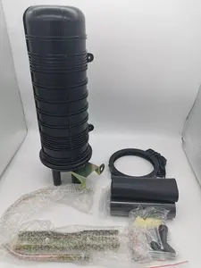 Ip68 Vertical Outdoor Fiber Optic Joint Closure 24 48 96 Cores Underground Fiber Optic Cable Box