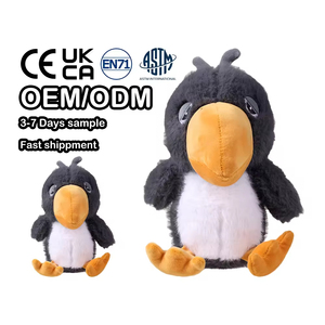 Juguete de Peluche de Tucán de Pico Grande, Pájaro Tropical de Peluche Largo, Muñeco de Animal Salvaje Suave al por Mayor para Tiendas de Regalos de Zoológicos - Product Image 1