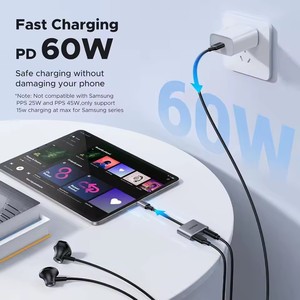 <span class=keywords><strong>Adaptador</strong></span> UGREEN USB <span class=keywords><strong>C</strong></span> a 3.5mm para <span class=keywords><strong>Auriculares</strong></span>, Cable USB <span class=keywords><strong>C</strong></span> a AUX, Convertidor de <span class=keywords><strong>Auriculares</strong></span> <span class=keywords><strong>Tipo</strong></span> <span class=keywords><strong>C</strong></span> a AUX de 3.5mm para Huawei y <span class=keywords><strong>Samsung</strong></span> - Product Image 3