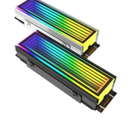 Dissipateur thermique M.2 SSD 2280 ARGB Phantom Color, dissipateur thermique tout en aluminium M.2, gilet de refroidissement NVMe