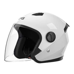 Casco de Motocicleta con Certificación 3C, Estilo Medio Casco, para Bicicleta Eléctrica y Scooter, con Visera, Casco Moderno para Hombres y Mujeres - Product Image 3
