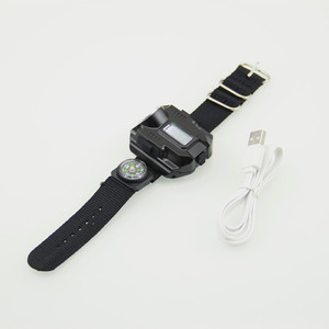 Led Rechargeable <b>Watch</b> Light <b>With</b> <b>Compass</b> For Outdoor Camping And Night Riding - Product Image 1