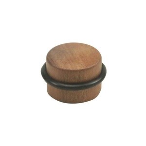 Cilindro tope de puerta de madera, color haya y nogal, montaje en suelo, diseño minimalista para uso doméstico, puertas de madera maciza, anticolisión - Product Image 2