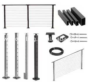 YL METAL Garde-corps en câble métallique en acier inoxydable au design simple - Product Image 1