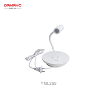 DAMAVO YML259 Port USB 5W, éclairage intérieur universel pour voiture, lampe de lecture LED flexible à fixation murale, tactile