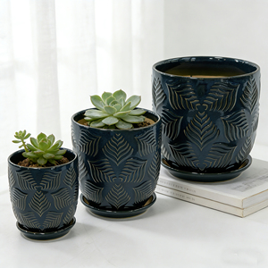 Macetas de Cerámica para Plantas Suculentas Pequeñas, Venta al Por Mayor de Fábrica - Product Image 1