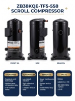 Nouveau Compresseur Scroll de Réfrigération Original ZB38KQE-TF5-558 5HP R22 pour Stockage Frigorifique et Climatisation Basse Température