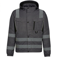 Chaqueta de Seguridad Reflectante para Trabajo en Invierno, para Trabajadores de la Construcción, de Secado Rápido, Cómoda, Servicios OEM