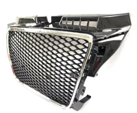 Grille avant en nid d'abeille noir brillant style RS3 pour Audi A3 S3 8P.5 2008 2009 2010 2011 2012
