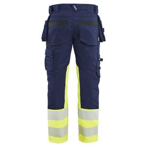 BLAKLADER - 113011498933D92 Pantalon haute visibilité Stretch Bleu marine/jaune-EAN 7330509949399 HI-VIS WORKWEAR - Product Image 3