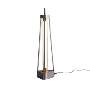 Lampe sur pied minimaliste en acier inoxydable, lumière LED, design moderne, éclairage pour salon, chambre à coucher, studio - Product Image 5