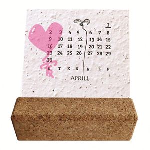 Lịch Để Bàn Giấy Thủ Công Thân Thiện Với Môi Trường 100% Plant Fun - Product Image 1