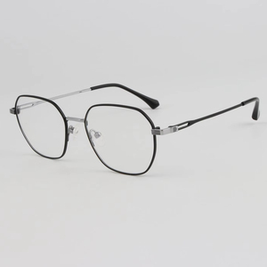 Pedido de <span class=keywords><strong>gafas</strong></span> en línea Marco de anteojos de borde monocromático fino Marco de anteojos de titanio de diseñador de varios estilos retro clásico - Product Image 1