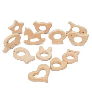 Grosir kayu Beech alami aksesori DIY keranjang penyimpanan bentuk hewan untuk pengatur mainan ruang tamu - Product Image 5