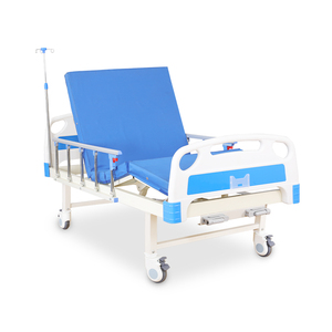 Harga pabrik grosir rumah sakit perawatan tidur tiga fungsi manual tinggi dapat disesuaikan tempat tidur rumah sakit klinik furnitur medis - Product Image 5