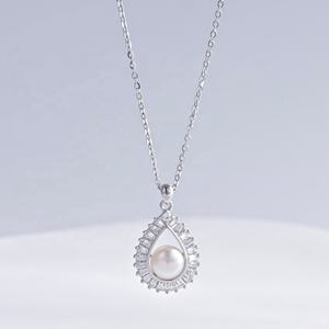 Collar de perlas barrocas de agua dulce de plata 925, precio de fábrica, collar fino vintage para mamá, novias, damas, chapado en oro. - Product Image 3