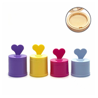 Vente en gros de pots cosmétiques en plastique 4g 10g pour fond de teint, flacons de poudre libre, maquillage facial, avec éponge en forme de boule et forme cylindrique, facile à utiliser