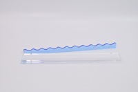 Règle de Mahjong américaine, règle de Mahjong transparente à texture cristalline, bâton de poussée en plastique durable