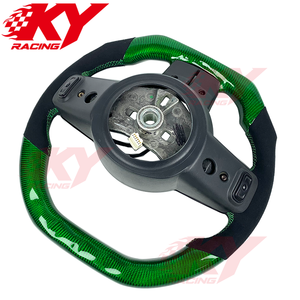 Volante Deportivo de Fibra de Carbono con Revestimiento de Gamuza para Jeep Wrangler JK JL TJ KJ Rubicon Renegade Gladiator 2011-2025 - Product Image 3