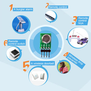 Module émetteur haute sensibilité du fabricant pour système <span class=keywords><strong>de</strong></span> télécommande/d'alarme pour contrôle intelligent <span class=keywords><strong>de</strong></span> <span class=keywords><strong>porte</strong></span> automatique/<span class=keywords><strong>de</strong></span> <span class=keywords><strong>garage</strong></span> YET207 - Product Image 3