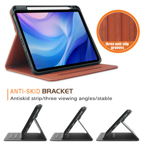 Tres ángulos de visión Wake/Sleep Funtion TPU + PU Funda de cuero para tableta para <span class=keywords><strong>iPad</strong></span> <span class=keywords><strong>Air</strong></span> 11 2024/<span class=keywords><strong>Air</strong></span> 4 10,9 2020 /<span class=keywords><strong>Air</strong></span> 5 - Product Image 6