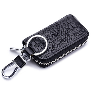 Gantungan Kunci Mobil Kulit Asli Kualitas Tinggi, Dompet Kunci Mobil Kontrol Cerdas - Product Image 1
