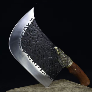 Couteau à découper en os de cuisine à tête d'aigle T10 acier forgé boucher hacher boeuf mouton porc cuisse couteau lourd - Product Image 6