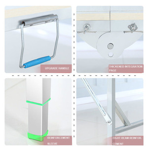 Établi multifonctionnel pour le travail du bois Petite table de scie Portable Table de scie pliante Décoration Établi <span class=keywords><strong>pliant</strong></span> pour le bricolage 80*120cm - Product Image 4