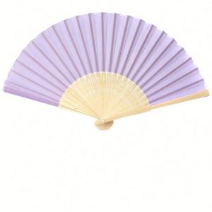 Éventail personnalisé pour mariages, en bambou écologique, motif d'art populaire, cadeaux promotionnels d'entreprise, festivals classiques traditionnels, amour - Product Image 2