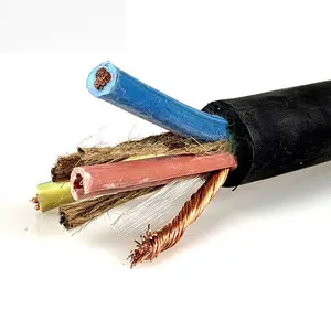 Hot Sale 3 Core 4 Core 5 Core Pvc Insulated Copper Avvr Electric Wire Cable Systems