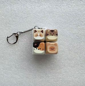 Cat Keycaps Plastic <b>Anime</b> Pattern Finger Button Decompression Shaft Tester Detachable Keycaps Mechanical Keyboard Switch Stress - Product Image 4