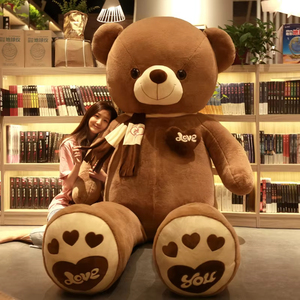 Orsacchiotto Gigante Americano in Peluche, Regalo di San Valentino, Orso Enorme con Nastro, Grande Peluche da Abbracciare - Product Image 3