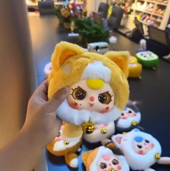 PUCKY ぬいぐるみ Lucky cat・Calico 2点セット Calico - Lucky Cat Plush - Pawsitively Cozy - Handmade Plushies