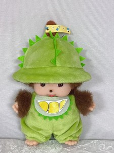 Nouvelles Peluches Adorables Monmonichi Mengqiqi Fruit Serious Monkey 15cm avec Porte-clés, Marionnettes et Poupées pour la Maternelle, Cadeaux - Product Image 5