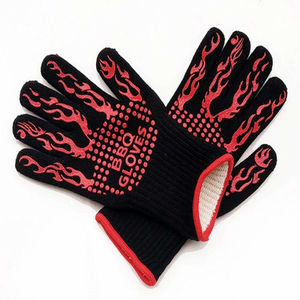 Gants de barbecue personnalisés, résistants à la chaleur extrême, 932f 1472F, en silicone, <span class=keywords><strong>pour</strong></span> la cuisine, <span class=keywords><strong>le</strong></span> <span class=keywords><strong>four</strong></span>, <span class=keywords><strong>le</strong></span> barbecue, les gants de barbecue <span class=keywords><strong>pour</strong></span> la cuisson - Product Image 3